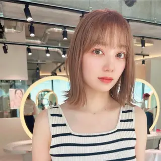 ショート カラー レイヤー|縮毛矯正 |韓国ボブ|岡田洸太のヘアスタイル