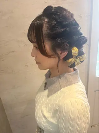 ロング ヘアアレンジ 美髪× ヘアセット✨Araiのヘアスタイル
