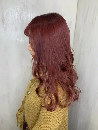 ロング カラー パーマ AnFye forprcoのヘアスタイル