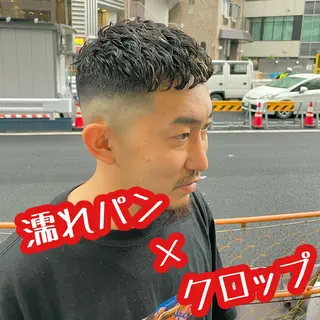 ショート パーマ メンズ 💈メンズパーマ💈 ナカザワ リョウのヘアスタイル