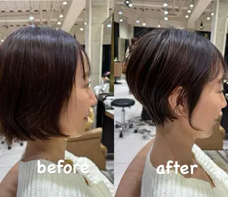 ショート 大人ショート特化/ カットモデル/表参道のヘアスタイル
