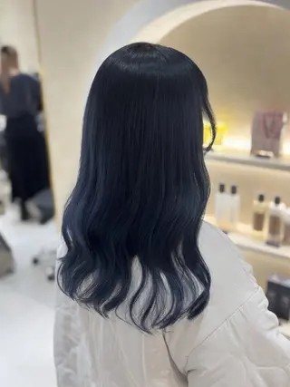 ロング カラー りほ/顔周りカット/ レイヤーカットのヘアスタイル