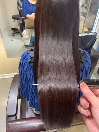 ロング HAUS eins所属・美髪矯正/髪質改善 /銀座/宮本 優太のヘアスタイル