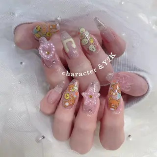 ネイル ️🫧もこ 艶感ネイル🫧のネイルデザイン