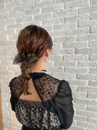 セミロング ヘアアレンジ Topstylist YUKIのヘアスタイル