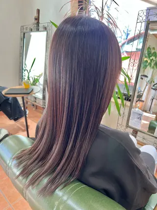 ロング カラー 石井 佑樹のヘアスタイル