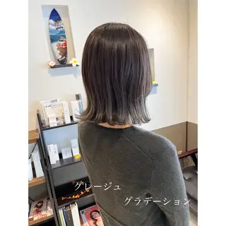 ミディアム カラー 坂井田 浩樹のヘアスタイル