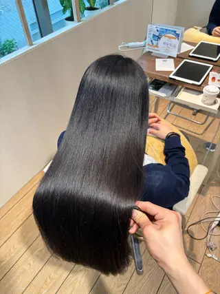 ロング カラー 髪質改善/ブリーチ なしカラー/菊池真稔のヘアスタイル