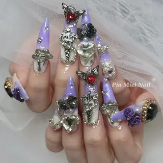 ネイル HANA 長さだしのネイルデザイン