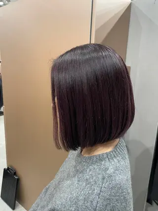 ミディアム カラー 表参道🌿赤み消し カラー/チナツのヘアスタイル