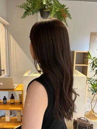 ロング カラー nun所属・イトノ リュウのヘアスタイル