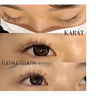 マツエク・マツパ ★KAEDE★伊勢崎 【KARAT】のマツエク・マツパデザイン