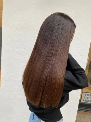カラー 暖色🍎透明感カラー 🩵小林かりんのヘアスタイル