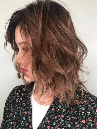 カラー EARTH天文館店 ✨RUIのヘアスタイル