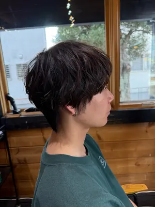 ショート メンズ 古賀 雄大のヘアスタイル
