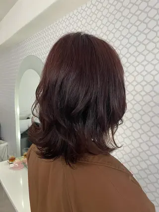 ミディアム カラー ヘアアレンジ ヘアセット/着付け 専門店☆Alludyのヘアスタイル
