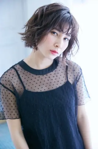 ミディアム 北垣  智美のヘアスタイル