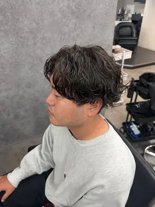 パーマ シャドウパーマ/立川 メンズ/コタロウのヘアスタイル