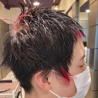 ショート カラー スキバサミを使わない カット🌼唯🌼のヘアスタイル
