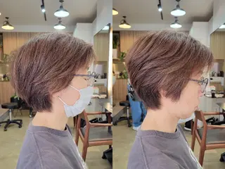 ショート 野村 果音(カノン)のヘアスタイル