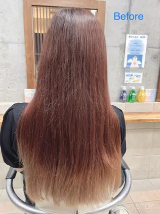 ロング カラー たなか なおのヘアスタイル