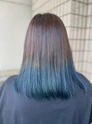 ミディアム 原 千景のヘアスタイル