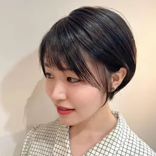 ショート パーソナルカラー lapiax阿部のヘアスタイル