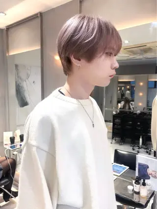 カラー メンズ ワンホン/韓国ヘア 🤍amiのヘアスタイル