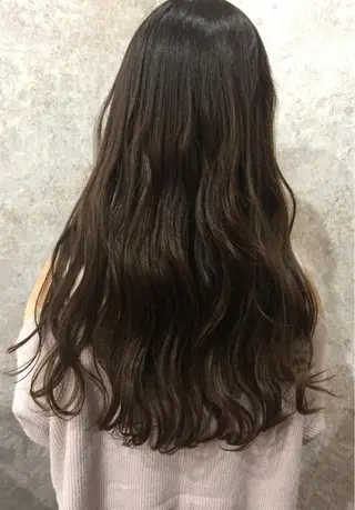 ロング メンズスタイル バレイヤージュ　齋藤のヘアスタイル