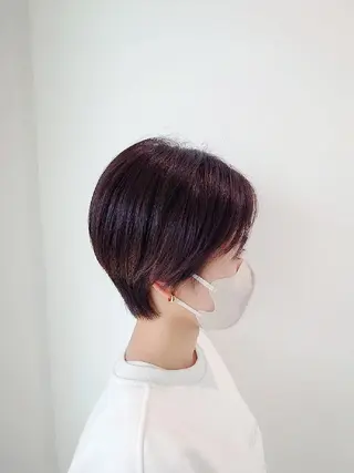 ショート カラー 🐱higajo🐱 比嘉門(ヒガジョウ)のヘアスタイル