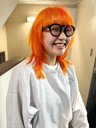 ショート カラー ヘアアレンジ 丸山渉/表参道 レイヤーボブのヘアスタイル