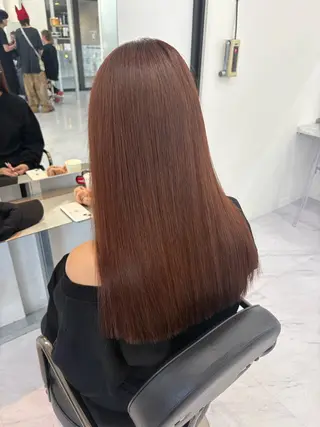 ロング VEGA ヒカル 艶髪ハイトーン天神のヘアスタイル