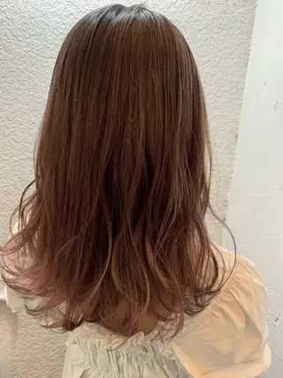 ロング 髪質改善×縮毛矯正 ×艶カラーNAOのヘアスタイル