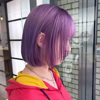 ミディアム カラー デザインカラー 🥨HAZUKiのヘアスタイル