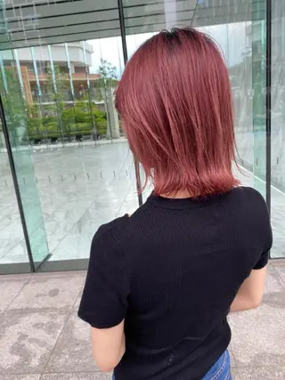 ショート カラー ヘアアレンジ 【代表】 たき〜のヘアスタイル