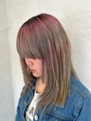 カラー syuto/デザイン /ハイトーンのヘアスタイル
