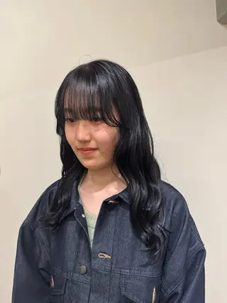 ロング カラー ゆ う あのヘアスタイル