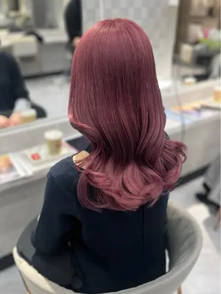 ミディアム karen/韓国ヘア / ブリーチ/透明感のヘアスタイル