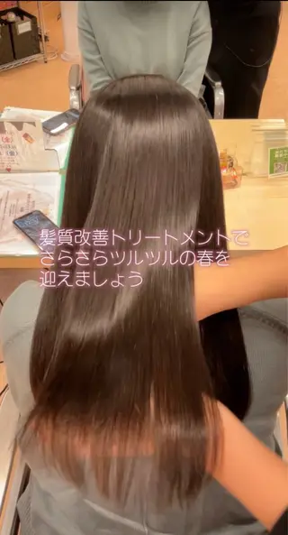 セミロング 浜松/上島駅/小豆餅 /諏訪原悠のヘアスタイル