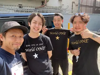 ミディアム カラー パーマ ヘアアレンジ メンズ キッズ ネイル マツエク・マツパ 藤井 仁紀のヘアスタイル