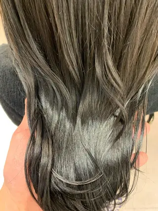 ロング カラー パーマ ヘアアレンジ メンズ ネイル マツエク・マツパ Sia中野新橋 『JUNYA』のヘアスタイル