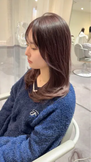 セミロング 美髪✨艶髪✨髪質改善 カラー特化❕漆原琴美のヘアスタイル