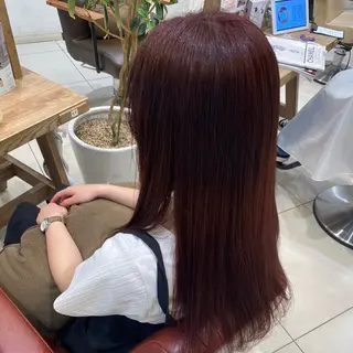 ロング カラー LiNA🍃 野原真利菜のヘアスタイル