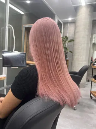 ロング azusa/心斎橋/ ハイトーンカラーのヘアスタイル