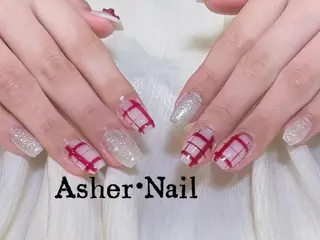 ネイル Asher-Hana 🎗のネイルデザイン