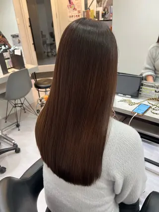 ロング カラー 髪質改善✨️レイヤー クボタリョウのヘアスタイル