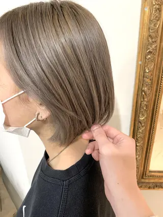 ショート ダブルカラー/透明感 💈JUNYA💈のヘアスタイル