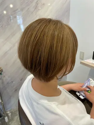 ショート 大谷 杏菜のヘアスタイル