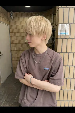 ショート ブリーチ/ハイトーン 心斎橋/honokaのヘアスタイル