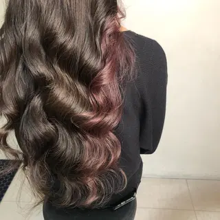 ロング カラー ヘアアレンジ マツエク・マツパ 透明感カラー🫧ヘア セット🫧松本菜月の眉毛・アイブロウイメージ